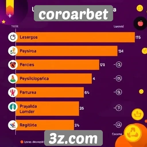 Estatísticas de usuários ativos na Coroarbet