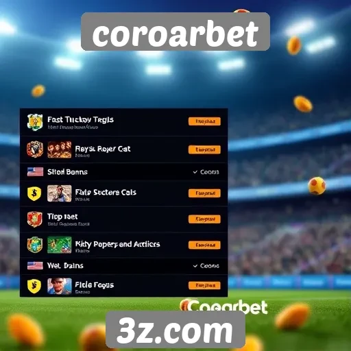 Novidades no sistema de apostas da Coroarbet