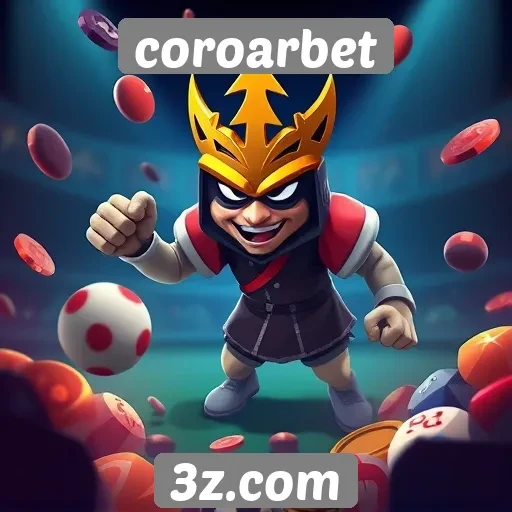 Diversidade de jogos disponível no site Coroarbet