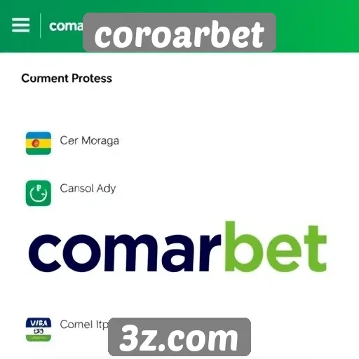 Opcões de pagamento disponíveis no coroarbet