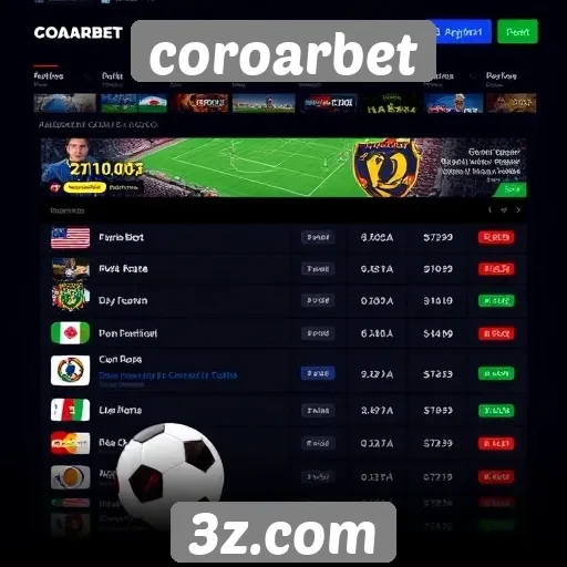 Apostas esportivas populares no site Coroarbet